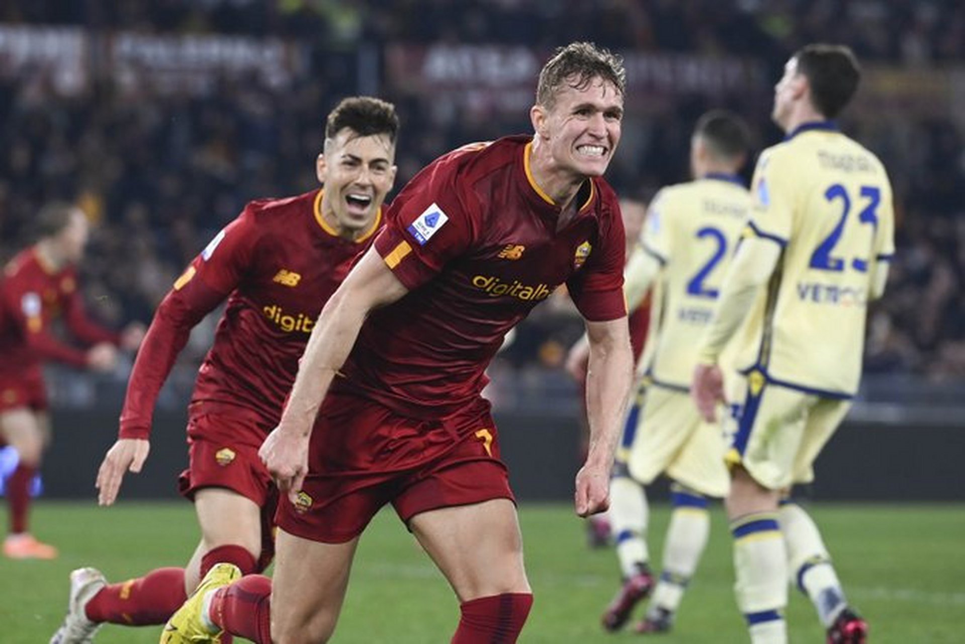 罗马主场击败维罗纳,取得重要胜利 罗马主场击败维罗纳,取得重要胜利