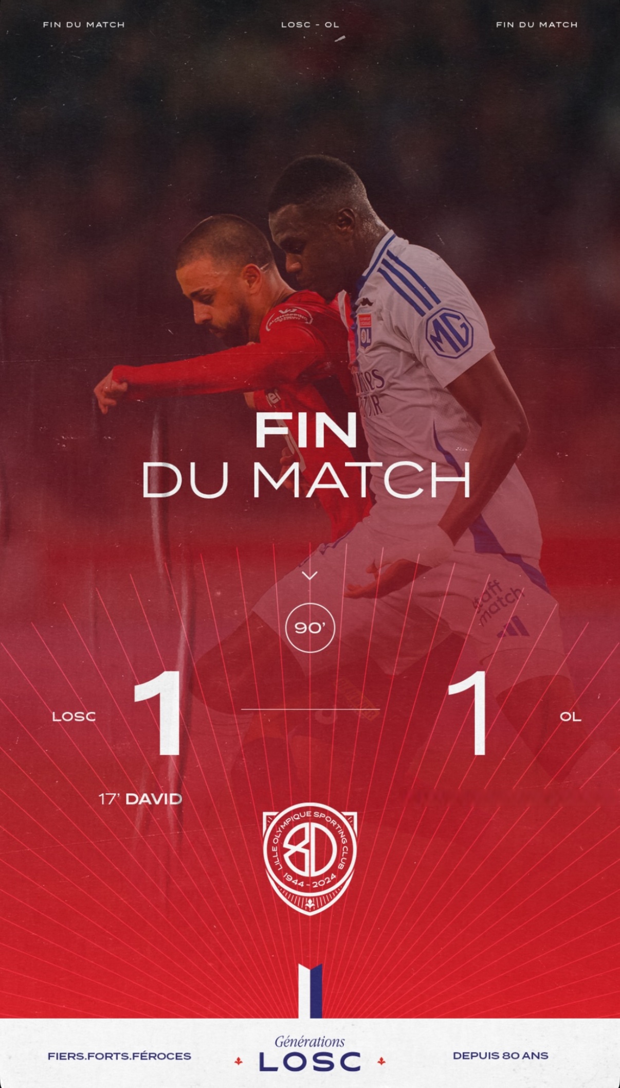 里尔前锋寻找机会，期待在下一场进球